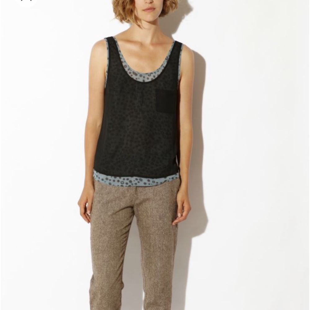 Sparkle & Fade layered tank top